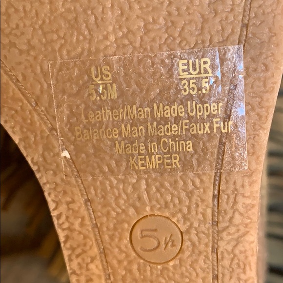 Sam Edelman Kemper bootie faux wedge fringe boho - Picture 8 of 8